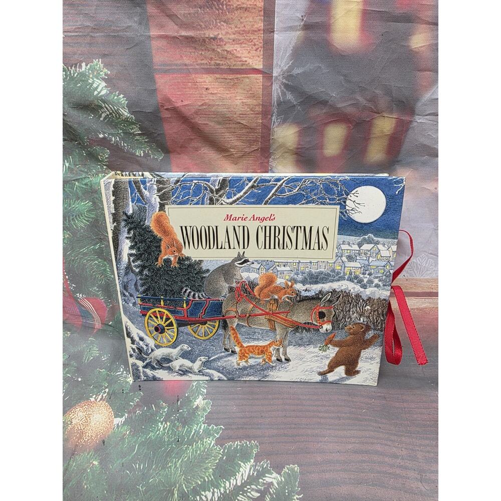 WOODLAND CHRISTMAS An Advent Calendar to Treasure by Angel, 1991 First Edition
